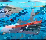 MULTI-EXHIBITED GARY ERBE TROMP L'OEIL PAINTING