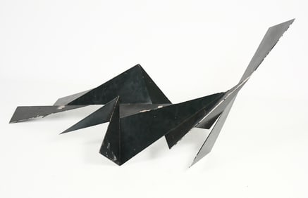 ROBERT ROESCH ABSTRACT WELDED METAL SCULPTURE