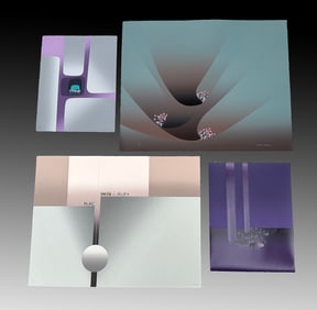 FOUR KURT LARISCH SURREAL SERIGRAPHS