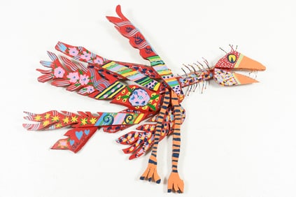 JAMES RENFRO FOLK ART BIRD SCULPTURE