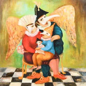 KANOVICH ORIGINAL PAINTING "DECADENCE"