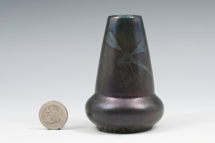 MONTIERES FRENCH ART POTTERY VASE