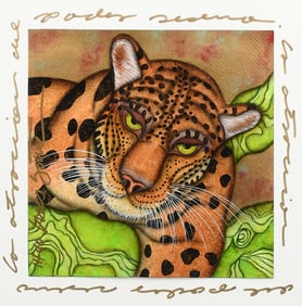 LUIS SOTTIL "SERENE POWER A" MIXED MEDIA