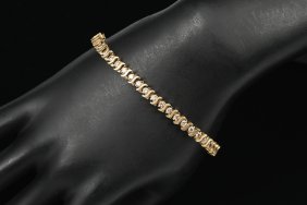 14K DIAMOND TENNIS BRACELET