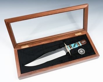 DAVID YELLOWHORSE "BUFFALO HUNTER" BOWIE KNIFE