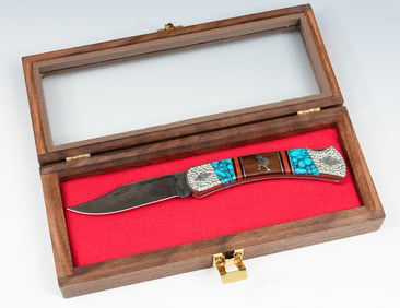 BUCK CUSTOM KOKOPELLI YELLOWHORSE KNIFE