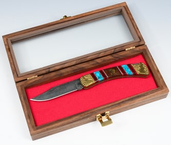 BUCK #110 KOKOPELLI YELLOWHORSE KNIFE