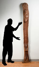 LARGE ROGER FRANCOIS HAITIAN CARVING
