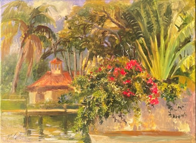 VIOLETTA CHANDLER SNELL ISLAND FLORIDA PAINTING