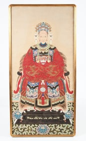 DOWAGER EMPRESS TSU-HSI PORTRAIT PAINTING