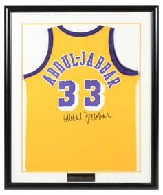 KAREEM ABDUL-JABBAR WITH STEINER COA