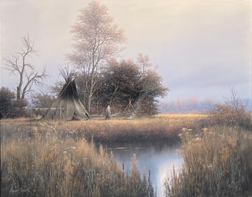 GENE SPECK NATIVE AMERICAN INDIAN PAINTING