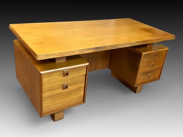 CANADIAN MID-CENTURY MODERN TEAK FLOATING DESK