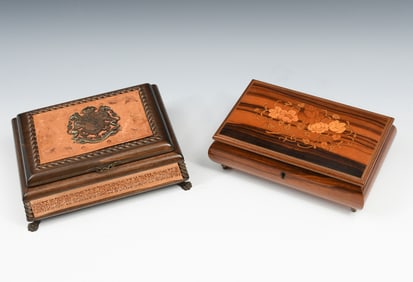 2 SWISS REUGE MUSIC BOXES