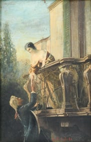 AMALIA PAGLIA TWO-SIDED PAINTING