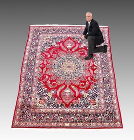 ESTATE ORIENTAL CARPET RED FIELD