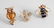 385: TRIO OF 14k GOLD BUG AND OWL PINS