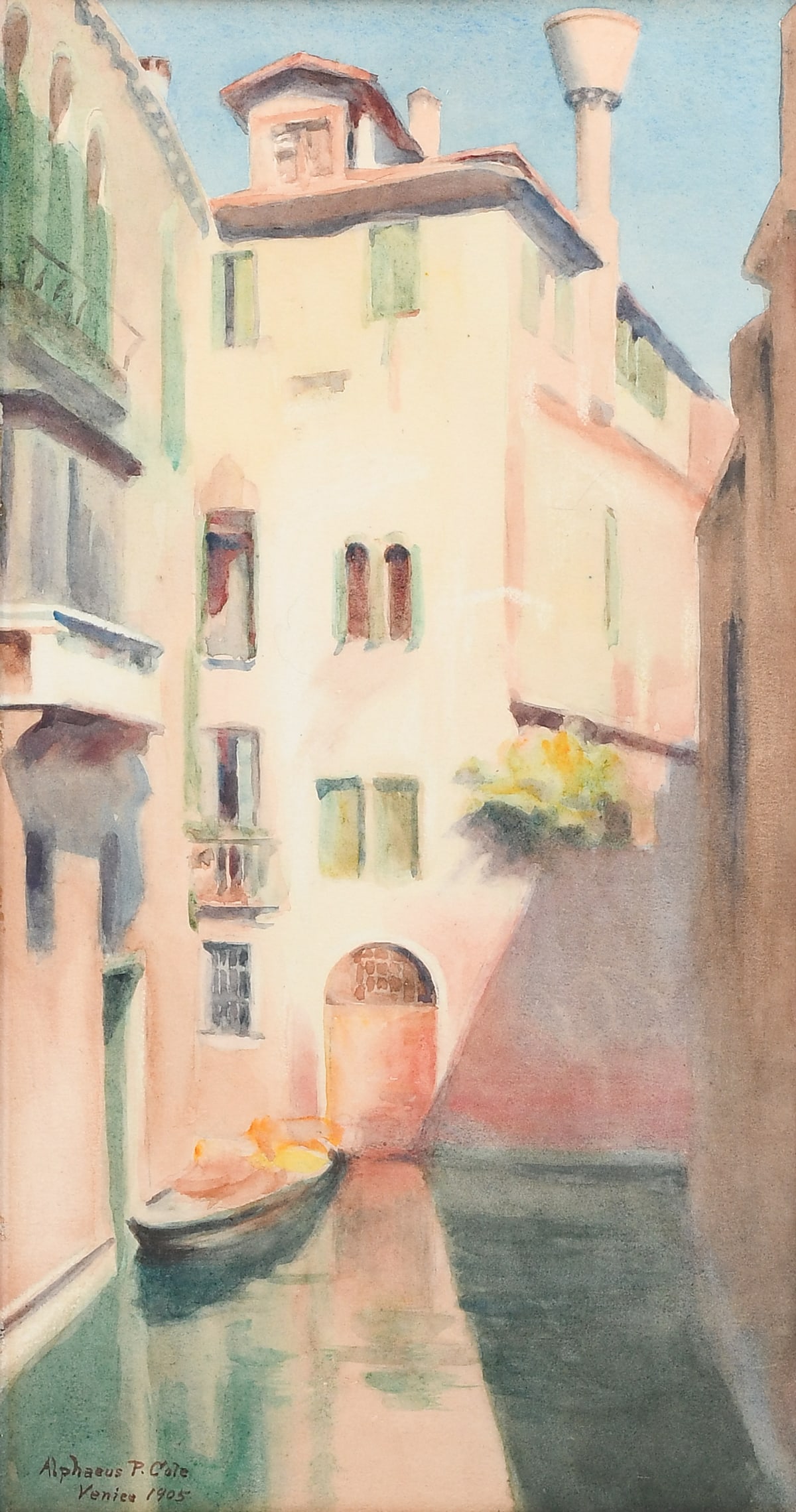 VENETIAN CANAL PAINTING BY ALPHAEUS P. COLE (1 of 4)