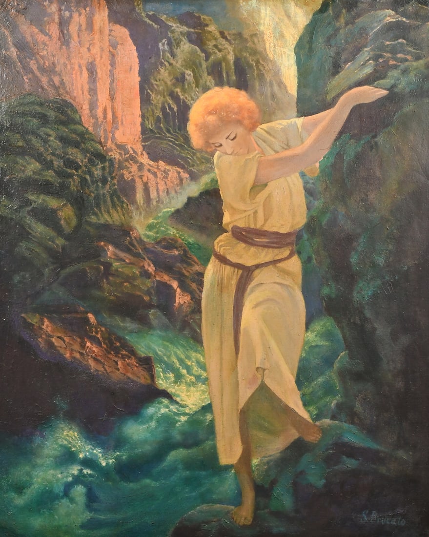 PAINTING AFTER MAXFIELD PARRIS BY SAM BROCATO (1 of 3)