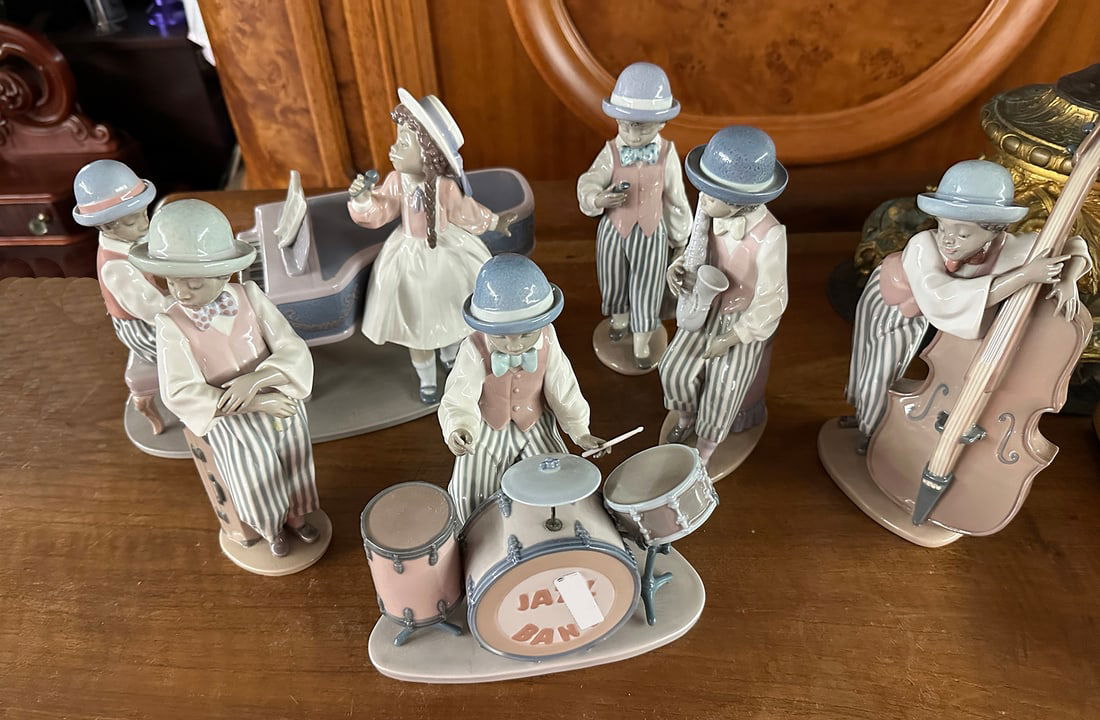LLADRO 6 PIECE JAZZ BAND (1 of 3)