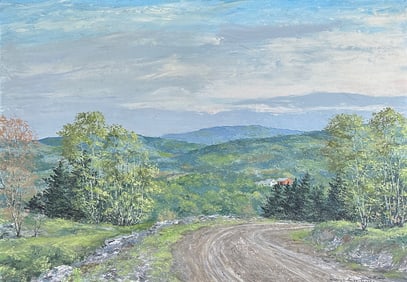 MARION GRAY TRAVER VERMONT MORNING PAINTING