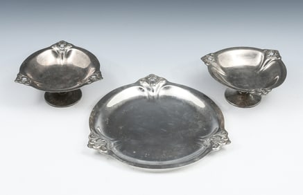3 PC. INTERNATIONAL ROYAL DANISH STERLING PIECES