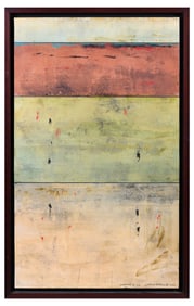 JOHN BAUGHMAN ABSTRACT PAINTING "SHIBUMI B-23"