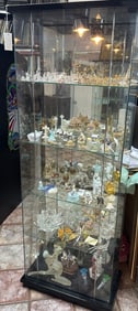 LARGE LOT OF SWAROVSKI & MINIATURE COLLECTIBLES