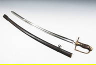 POLISH LUDWIKOW CALVARY SWORD WITH SCABBARD