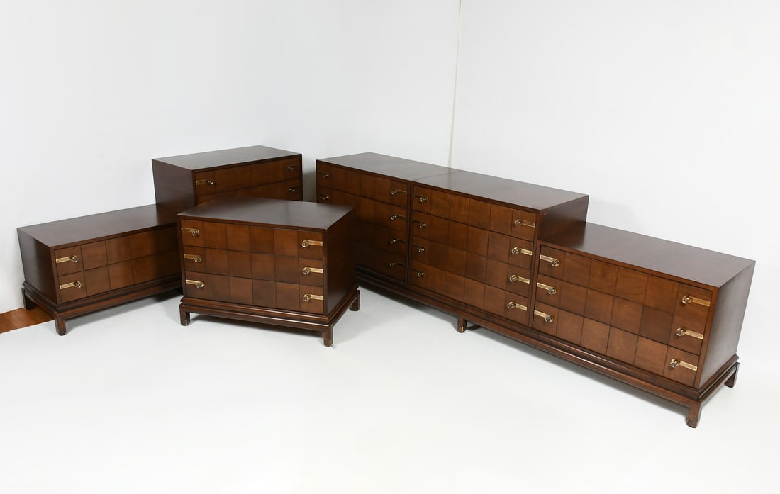 3 PC MCM JOHN STUART JOHNSON FURNITURE BEDROOM SET (1 of 6)