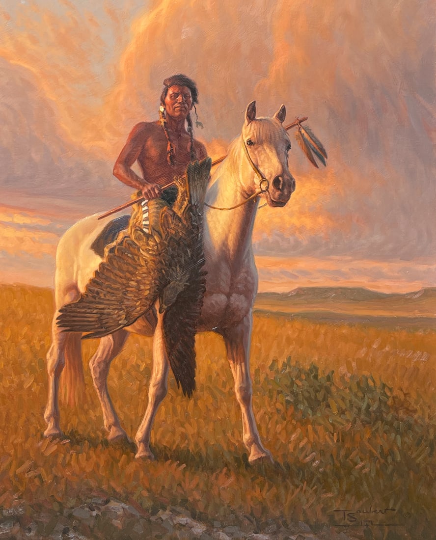 TOM SAUBERT SACRED BIRD ORIGINAL PAINTING (1 of 4)