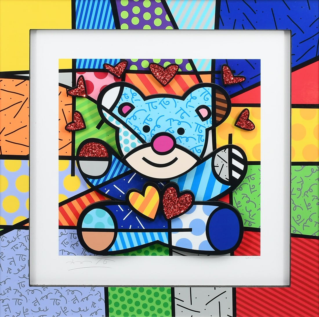 BRITTO "HUGS" SCULPTOGRAPH (1 of 6)
