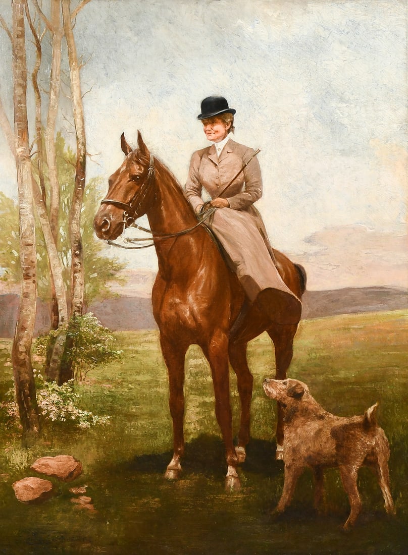 EQUESTRIAN PAINTING WITH CHRISTIE’S PROVENANCE (1 of 7)