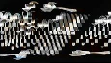 26 PC. S. KIRK & SON REPOUSSE STERLING FLATWARE