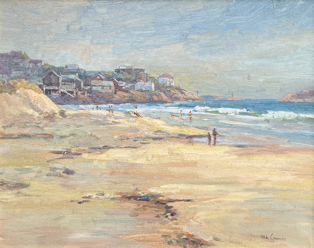 MICHAEL GRAVES GOOD HARBOR BEACH PAINTING (1 of 4)