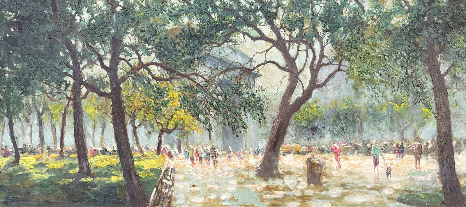 VLADIMIR LAZAREV WASHINGTON SQUARE PARK PAINTING (1 of 4)