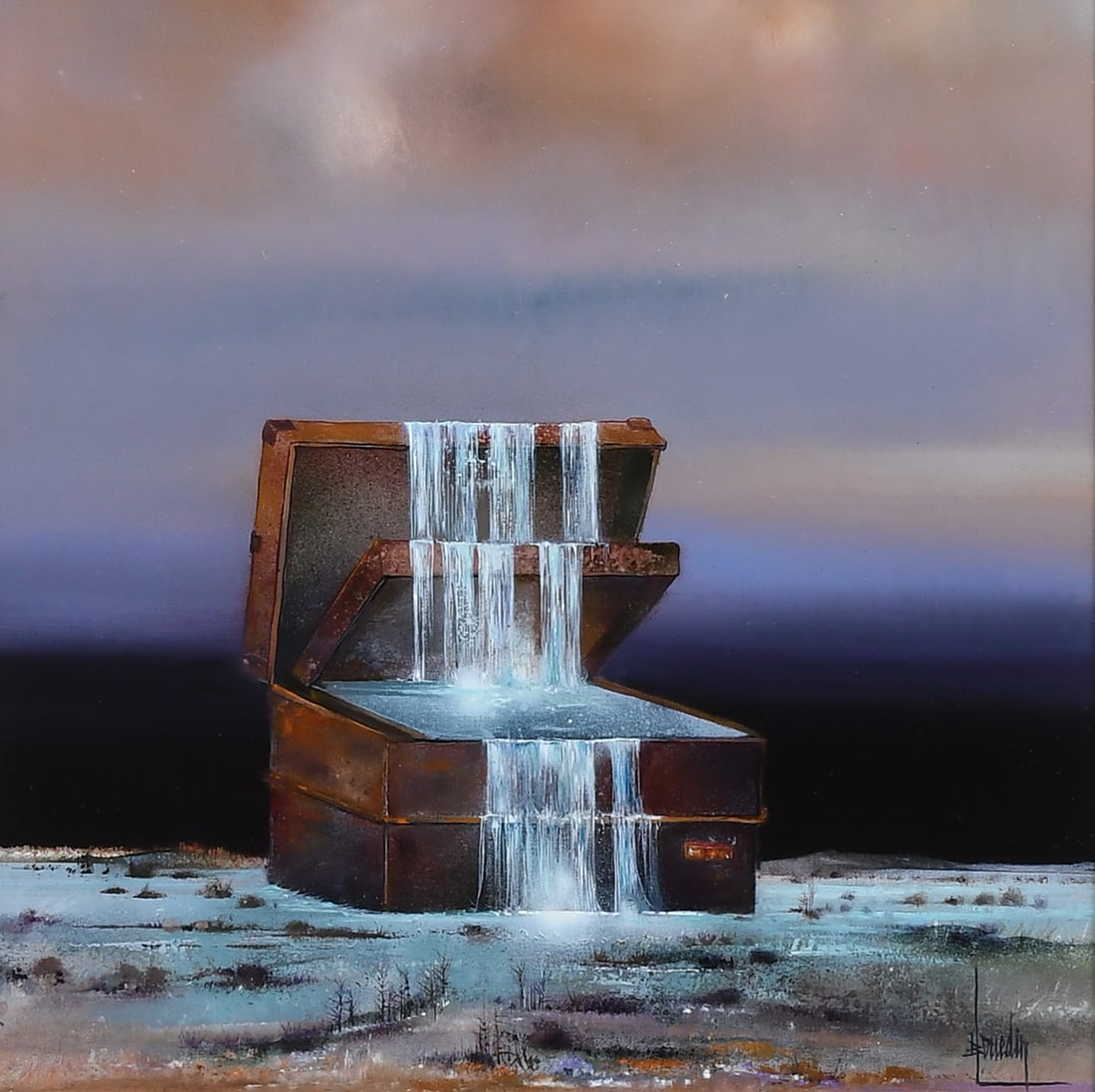 BERNARD LOUEDIN ORIGINAL PAINTING (1 of 5)