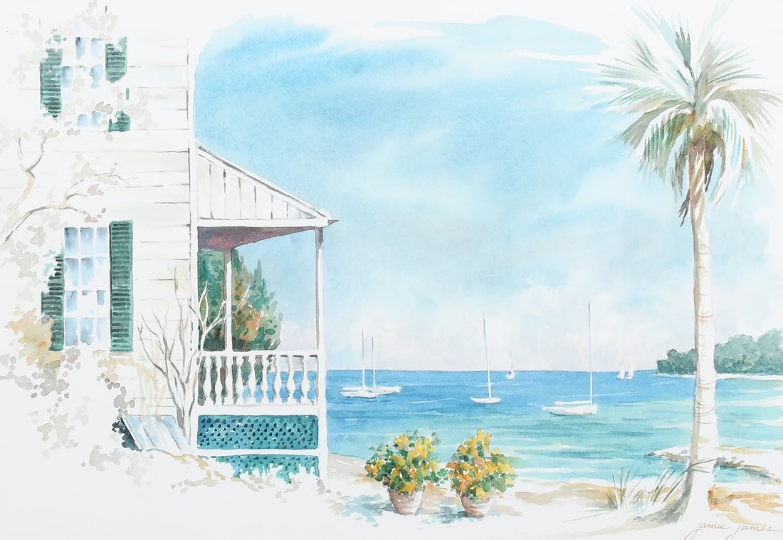 JANICE JAMES ORIGINAL WATERCOLOR PAINTING (1 of 4)