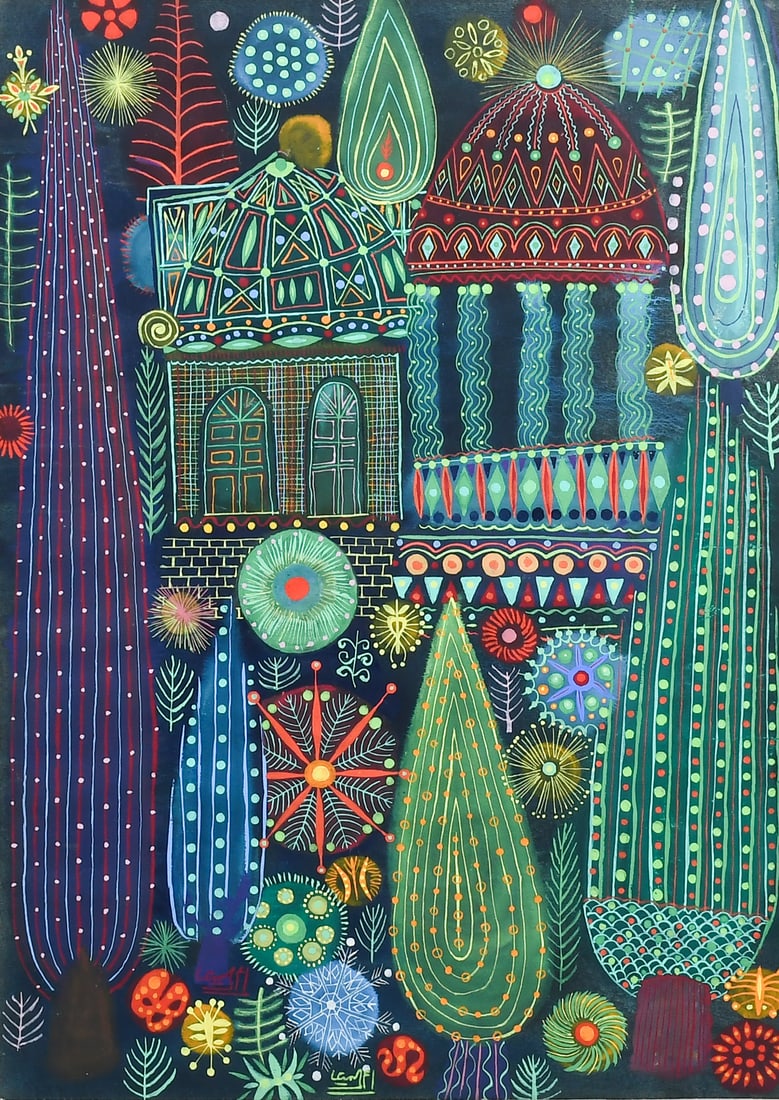 FARAHDUN RAHIMI-ASSA CITY LIGHTS PAINTING (1 of 4)