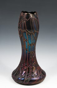 ART NOUVEAU PALLME-KONIG ART GLASS VASE