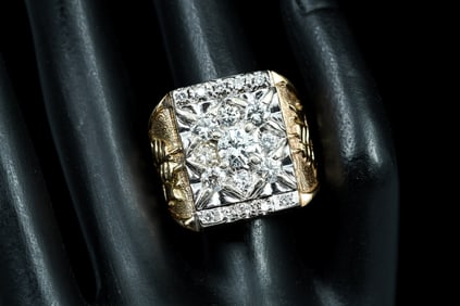 STUNNING 14K VINTAGE DIAMOND RING