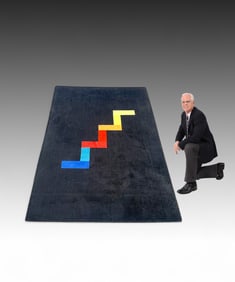 ART LINE BY EGE RUG PER ARNOLDI 1985 9' x 6'