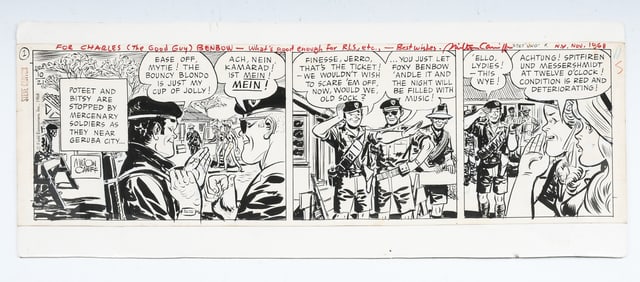 MILTON CANIFF COMIC STRIP STEVE CANYON