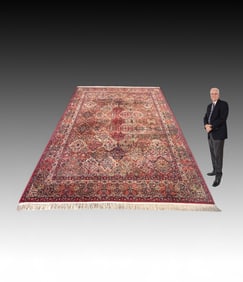 GIANT MULTICOLOR PANEL KIRMAN 14' X 10'