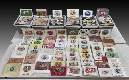 COUNTLESS MASSIVE LIFETIME CIGAR LABEL COLLECTION