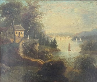 HUDSON RIVER SCHOOL LANDSCAPE PAINTING