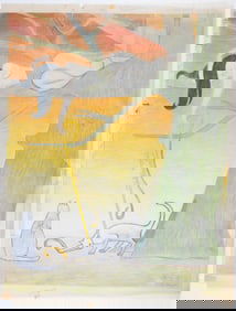 LARGE WILL BARNETT STUDY FOR “ROUGH SEPARATIONS”
