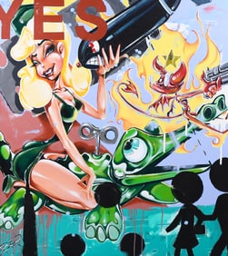 BRANDT PETERS “YES” PAINTING