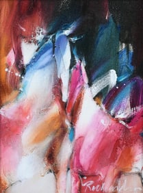 EXHIBITED JEAN RICHARDSON PAINTING “CARESS”