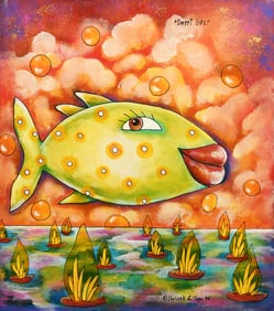 “SWEET LIPS” PAINTING BY ZBYSZEK AND TIPPI